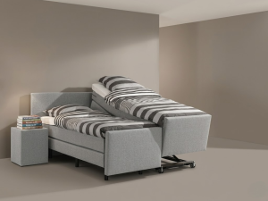 tweeperssons hoog laag combinatie Senior Hoog/Laag Tweepersoons Boxspring